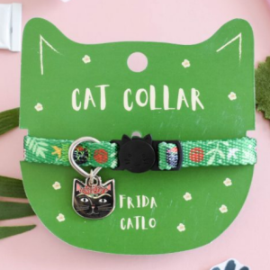 Frida Catlo Artist Cat Collar By Niaski